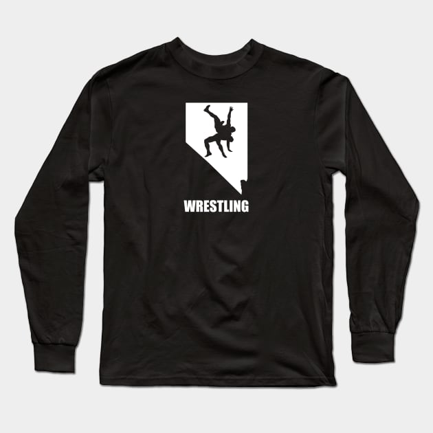 Nevada Wrestling Long Sleeve T-Shirt by Ruiz Combat Grappling